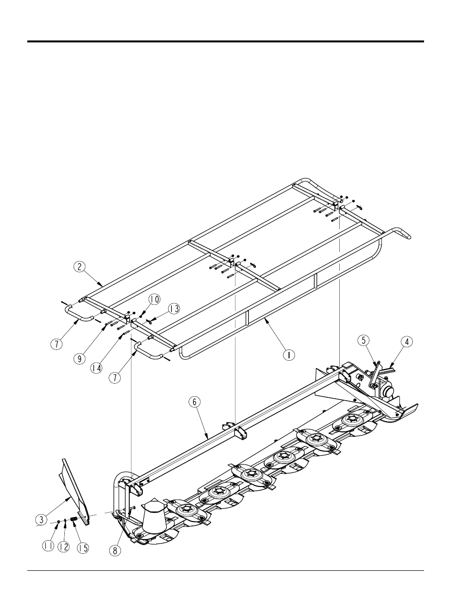 Cutter bar assembly, Table of contents cutter bar assembly | Land Pride DM3706 Series User Manual | Page 12 / 32