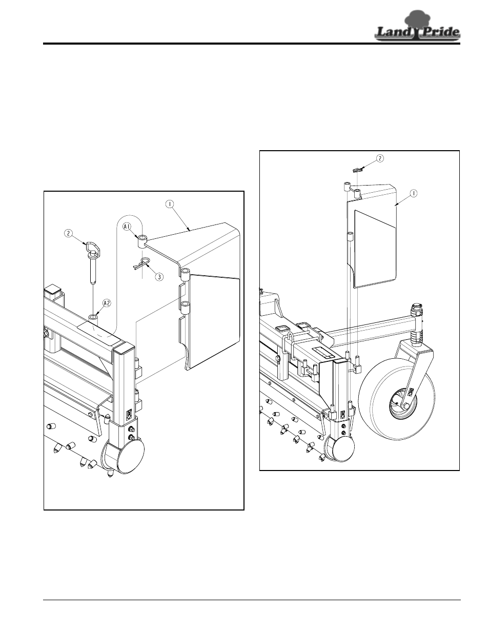 End plate assembly (sr2672), End plate assembly (sr2690), Table of contents end plate assembly (sr2672) | Land Pride Skid Steer Rakes SR2690 User Manual | Page 11 / 30