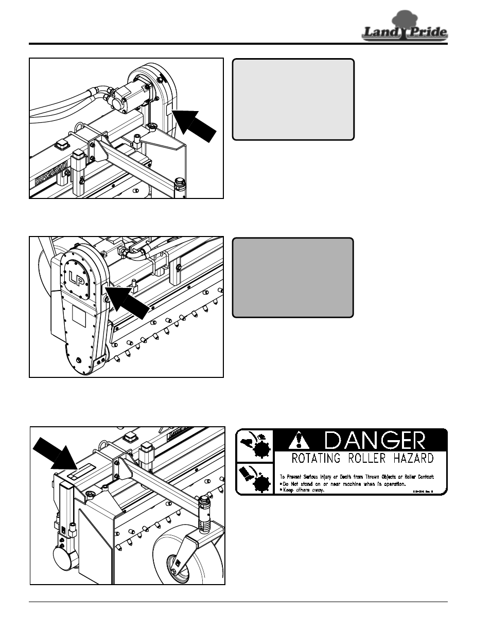 Land Pride Skid Steer Rakes SR2690 User Manual | Page 8 / 30