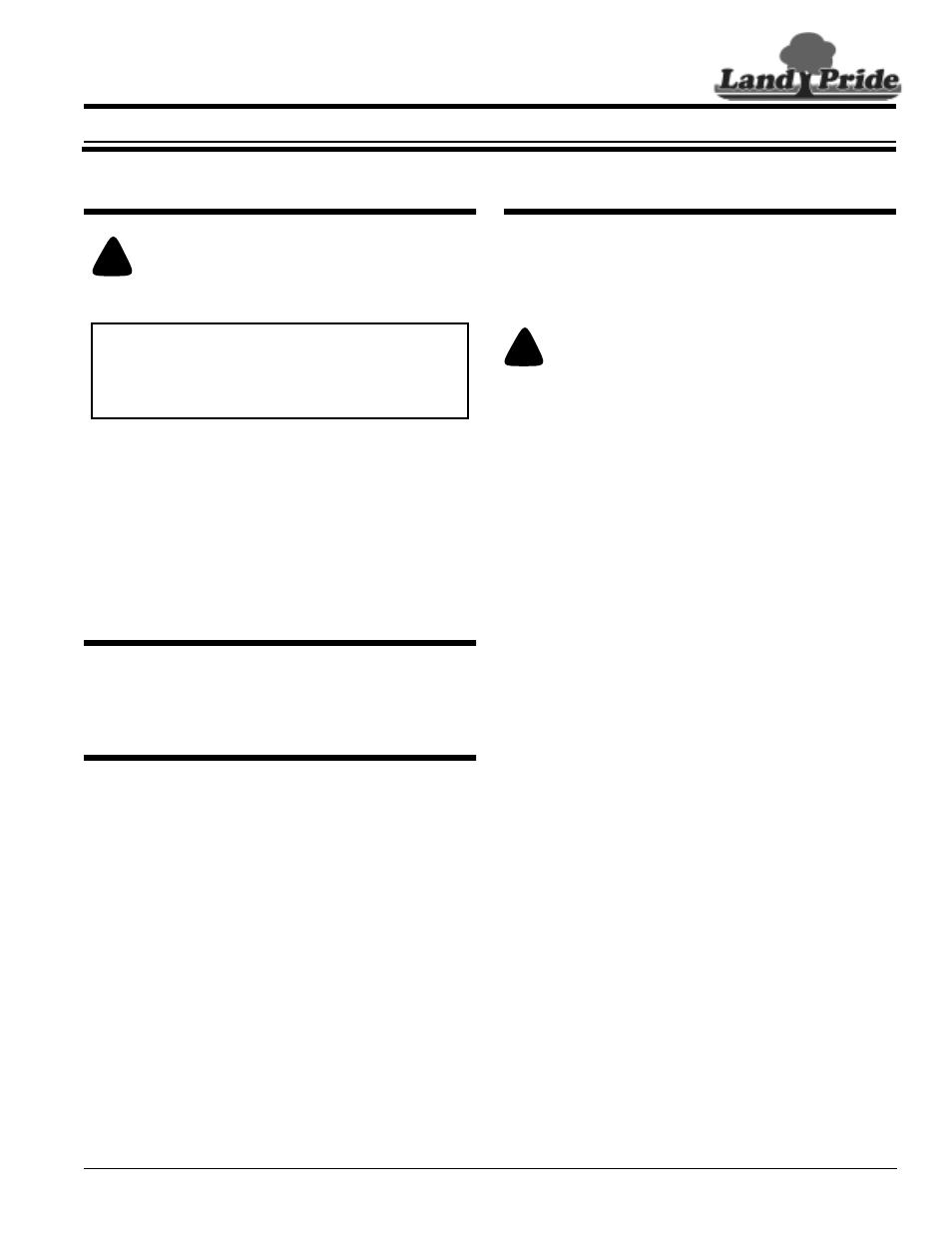 Land Pride RC5015 User Manual | 4 pages