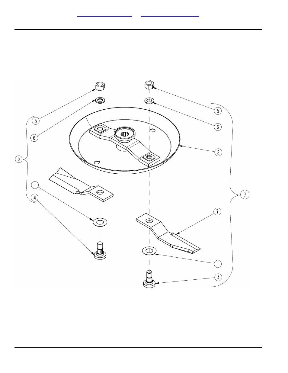 Blade carrier rcr1542/48 s/n 655704 to 669918, Table of contents part number index | Land Pride RCR1560 User Manual | Page 10 / 58