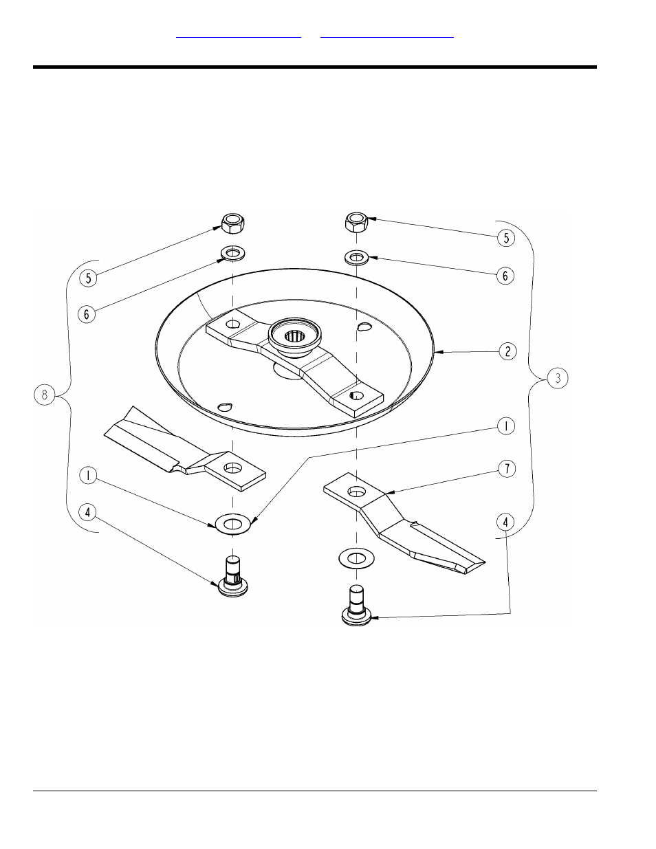 Blade carrier rcr1542/rcr1548 669919, Table of contents part number index | Land Pride RCR1560 User Manual | Page 12 / 58