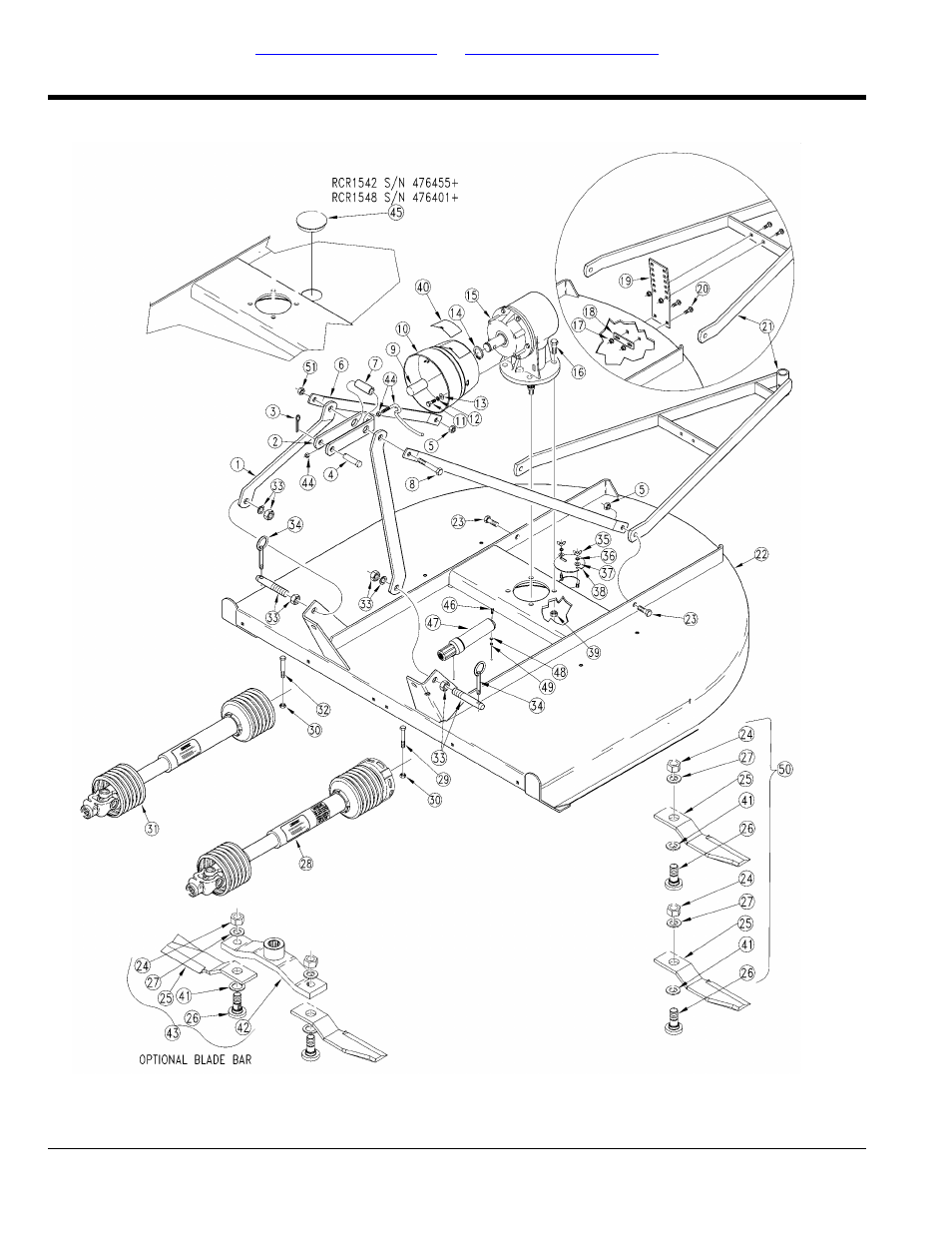 Deck and hitch, Table of contents part number index | Land Pride RCR1560 User Manual | Page 14 / 58