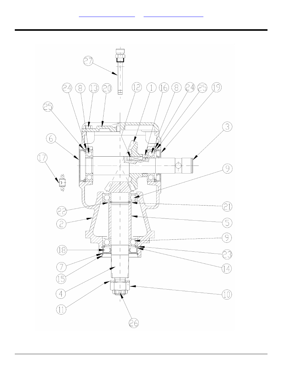 Gearbox (826-383c) comer s/n 377869, Table of contents part number index | Land Pride RCR1560 User Manual | Page 50 / 58