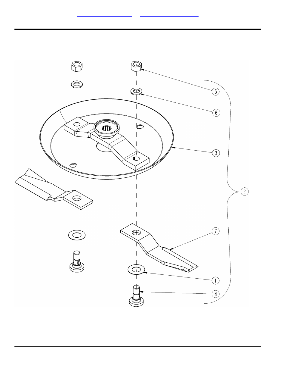 Blade carrier rcr1542/48 s/n 655703, Table of contents part number index | Land Pride RCR1560 User Manual | Page 8 / 58