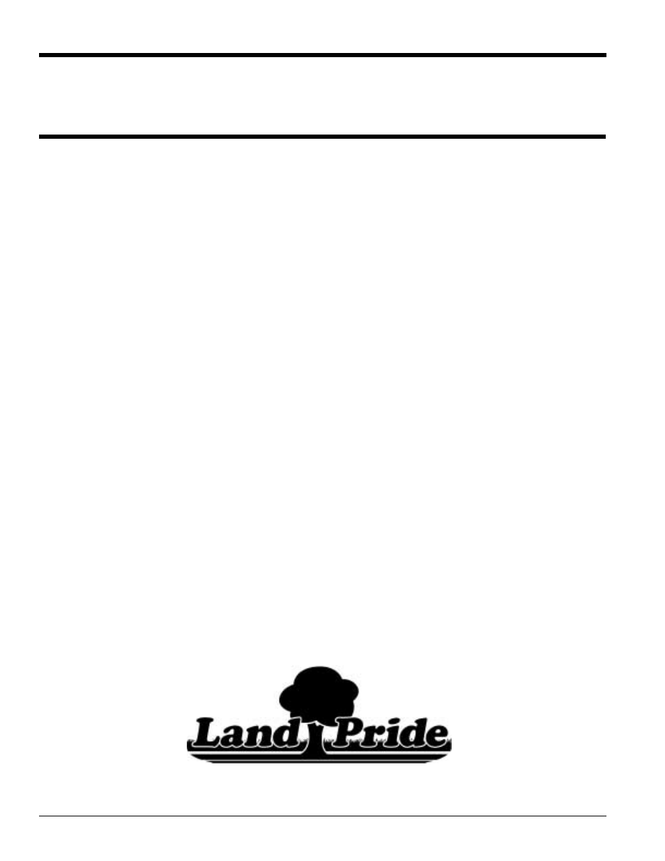 Listing of parts, Qty. part no. part description | Land Pride Accu-Z Z72 Series User Manual | Page 2 / 2