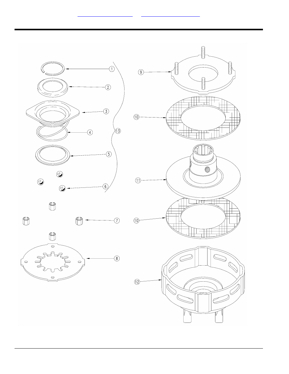 Friction clutch (053313), Table of contents part number index | Land Pride AFM40133 User Manual | Page 24 / 104