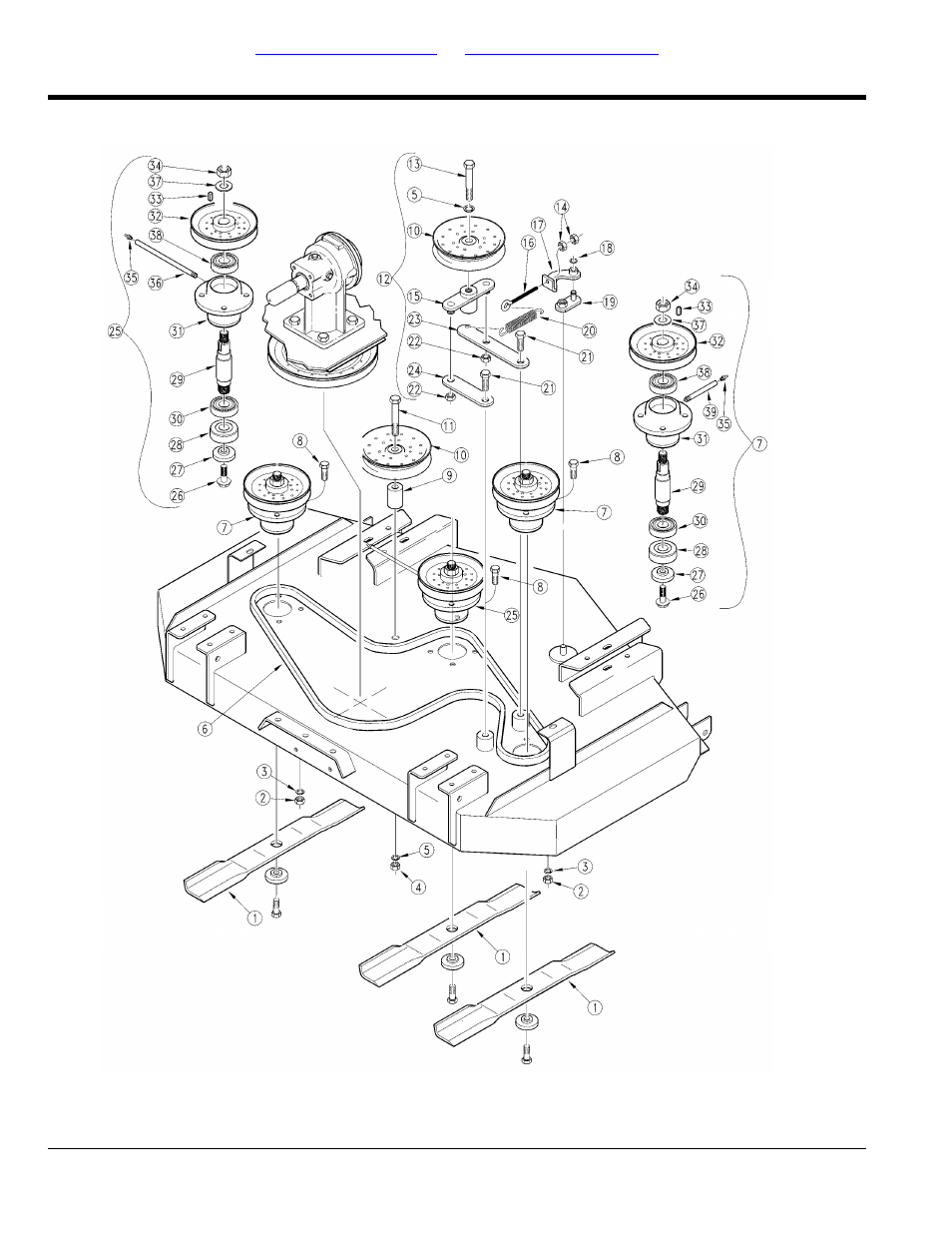 Belt drive center and right hand (s/n 212180-), Table of contents part number index | Land Pride AFM40133 User Manual | Page 28 / 104