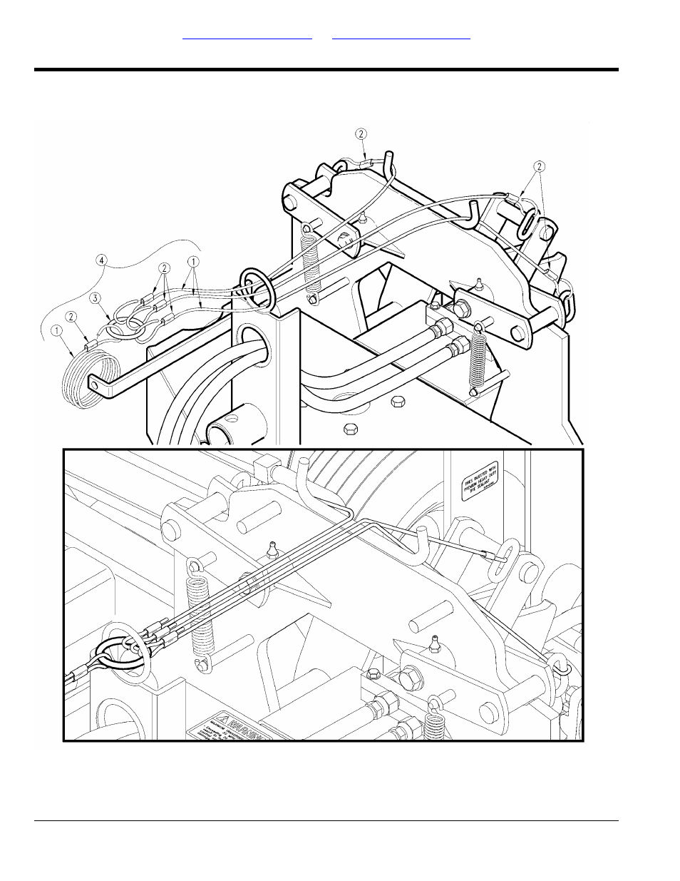 Pull latch cord lock-up, Table of contents part number index | Land Pride AFM40133 User Manual | Page 8 / 104