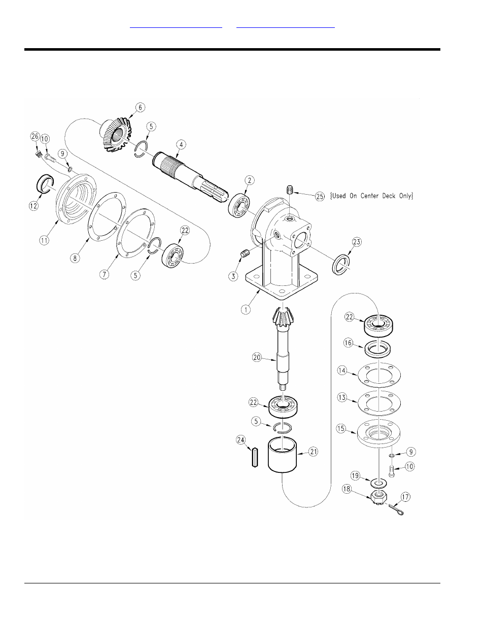 Gearbox left deck (826-085c) ieg (s/n 214221-), Table of contents part number index | Land Pride AFM40133 User Manual | Page 82 / 104