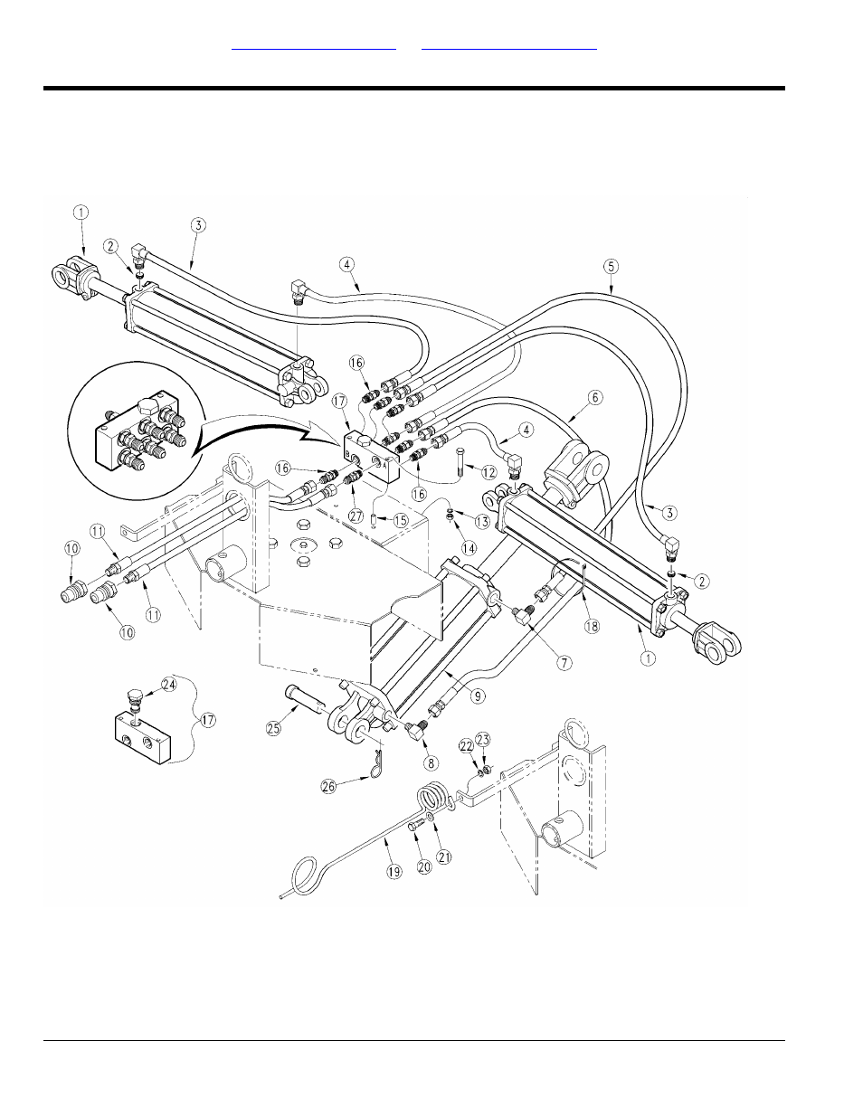 Section 7: hydraulics, Folding hydraulics, Table of contents part number index | Land Pride AFM40133 User Manual | Page 90 / 104