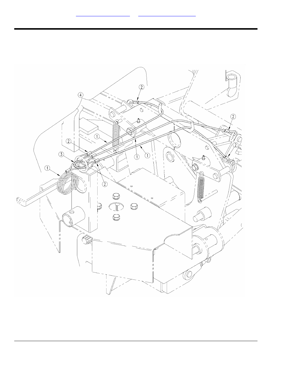 Pull latch cord lock-up, Table of contents part number index | Land Pride AFM4216 User Manual | Page 10 / 88