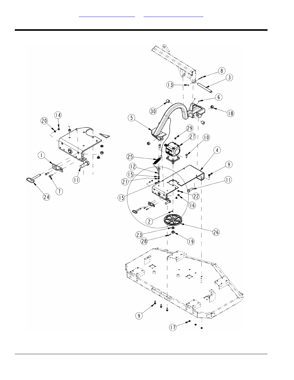 Channel left hand deck, Table of contents part number index | Land Pride AFM4216 User Manual | Page 38 / 88