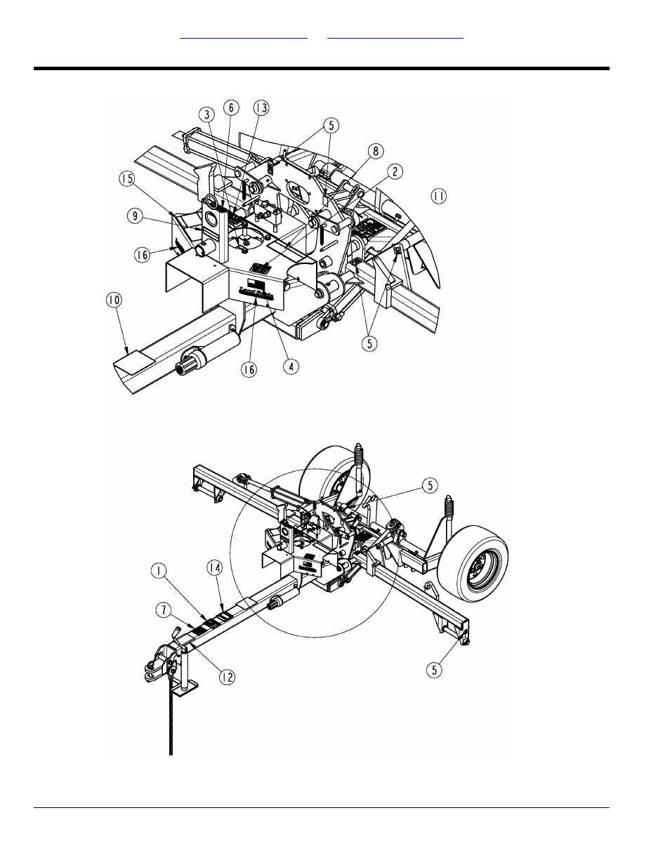 Label placement transport frame, Table of contents part number index | Land Pride AFM4216 User Manual | Page 82 / 88