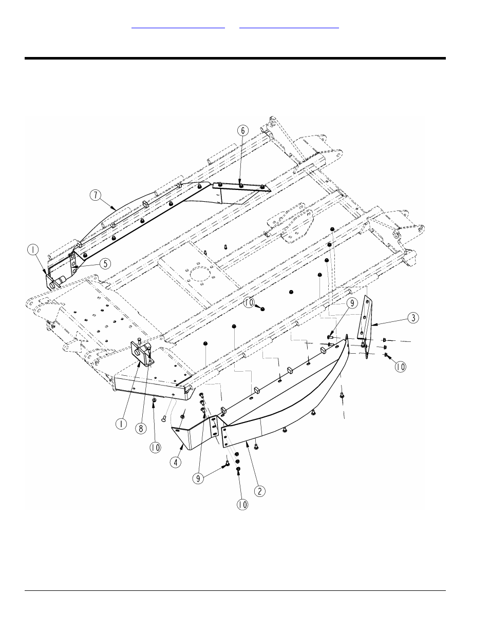 Section 9: options, Baffle option (318-402a), Table of contents part number index | Land Pride Rotary Cutters RCBM6010 User Manual | Page 100 / 198