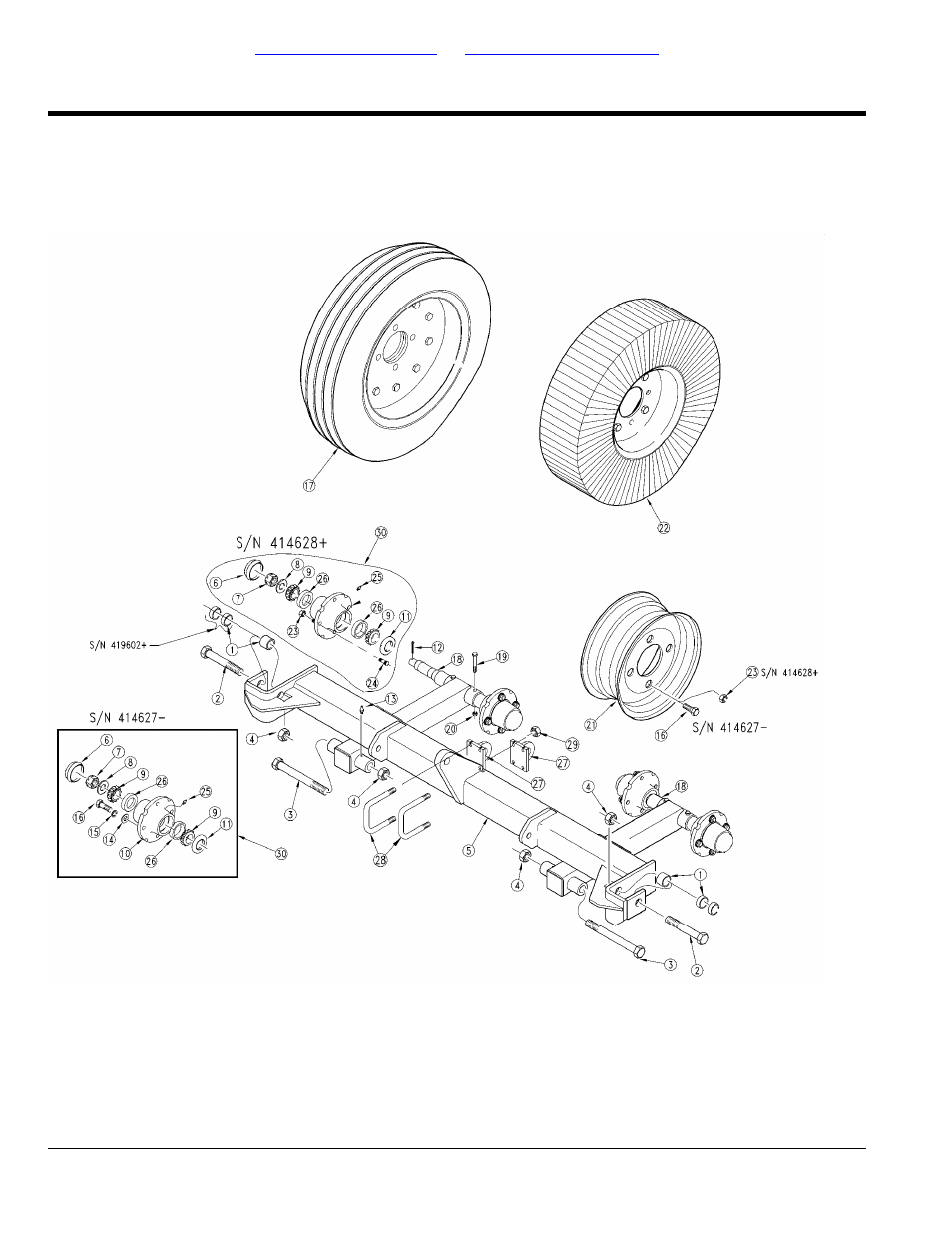 Section 3: axles, Axle center deck (s/n 489025-), Table of contents part number index | Land Pride Rotary Cutters RCBM6010 User Manual | Page 118 / 198