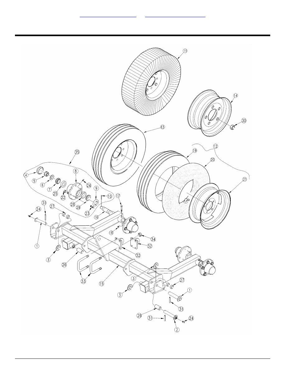 Axle center deck (s/n 489026+), Table of contents part number index | Land Pride Rotary Cutters RCBM6010 User Manual | Page 120 / 198