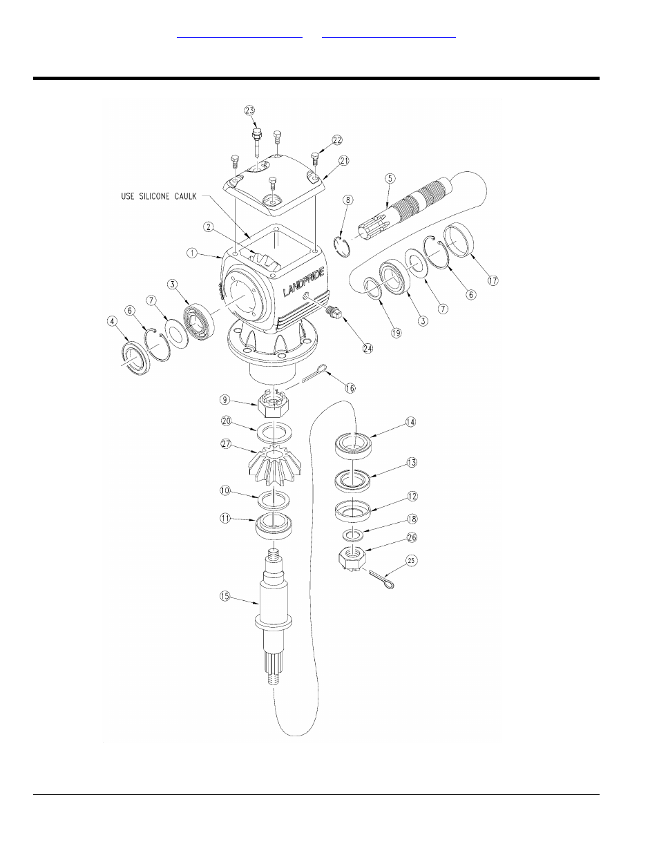 Section 6: gearboxes, Gearbox 1000 rpm rcm5015 (826-317c) rcm6015, 322c) comer | Table of contents part number index | Land Pride Rotary Cutters RCBM6010 User Manual | Page 164 / 198