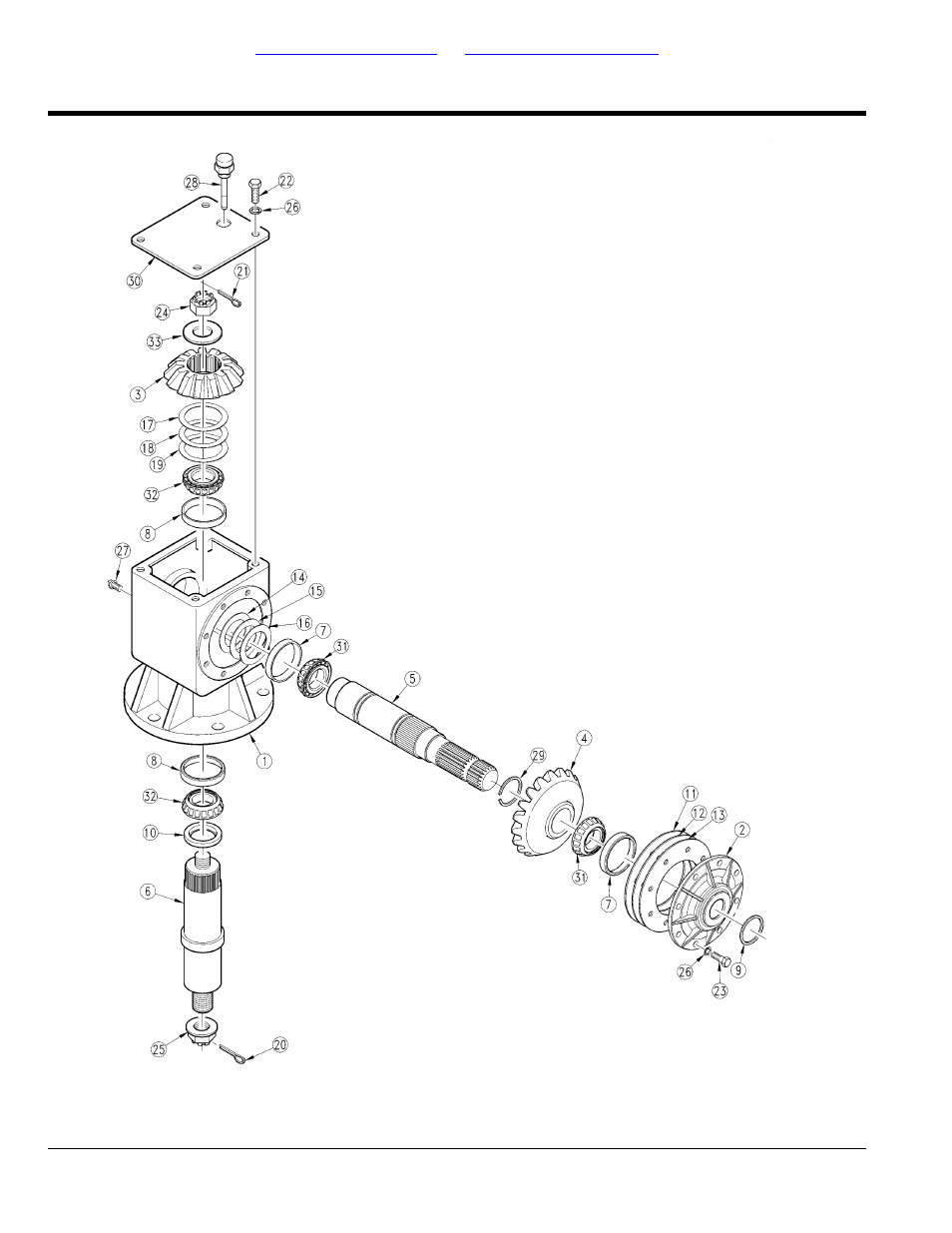 Section 6: gearboxes, Gearbox (826-231c) omni, Table of contents part number index | Land Pride Rotary Cutters RCBM6010 User Manual | Page 68 / 198