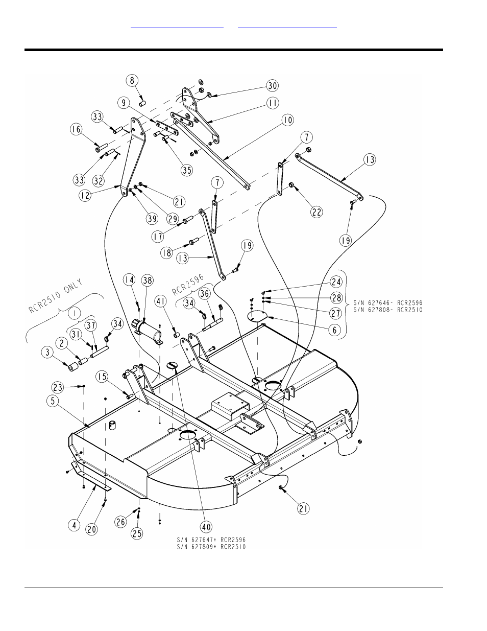 Deck components & 3-point hitch, Table of contents part number index | Land Pride RCR2510 User Manual | Page 14 / 92