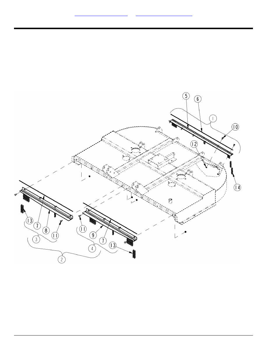 Section 3: guards, Guarding chain, Table of contents part number index | Land Pride RCR2510 User Manual | Page 26 / 92