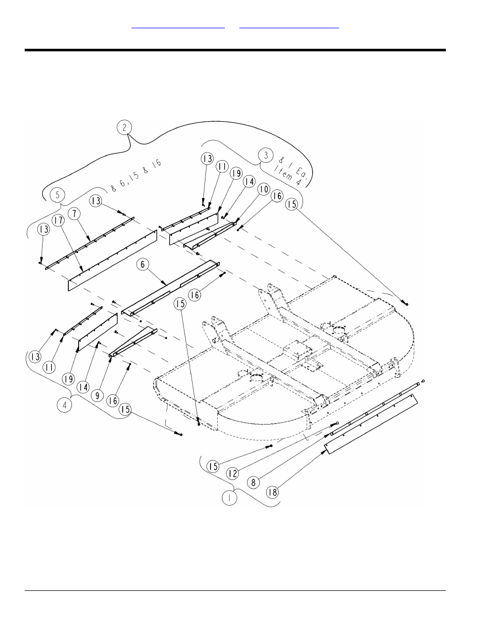 Guarding rubber, Table of contents part number index | Land Pride RCR2510 User Manual | Page 32 / 92