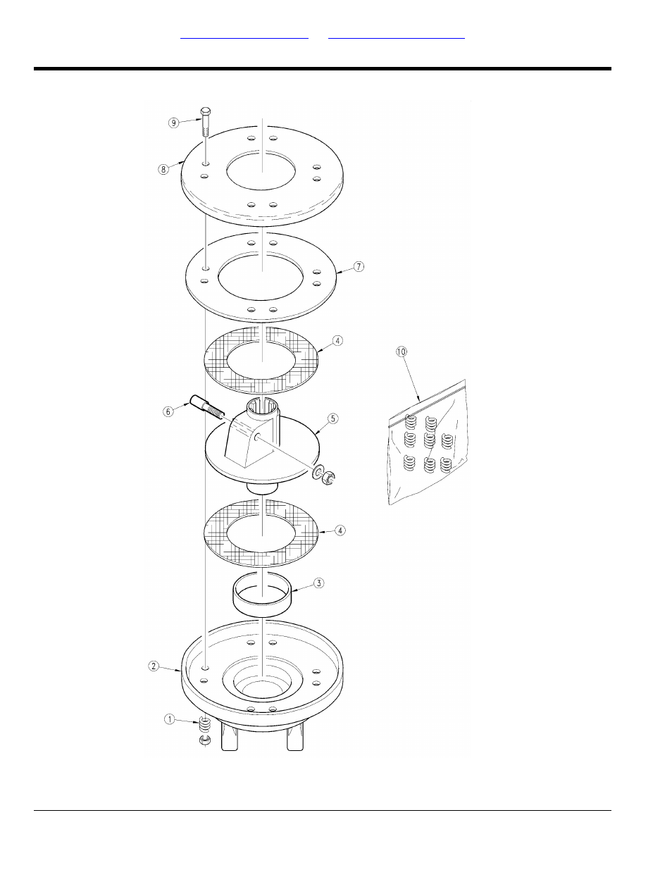 Driveline slip clutch (1406016) eurocardan, Table of contents part number index | Land Pride RCR2510 User Manual | Page 62 / 92
