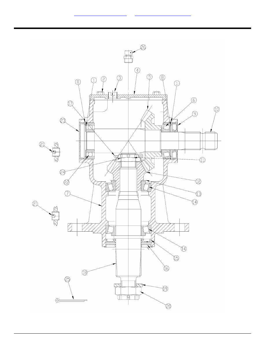 Gearbox (826-358c) comer, Table of contents part number index | Land Pride RCR2510 User Manual | Page 78 / 92