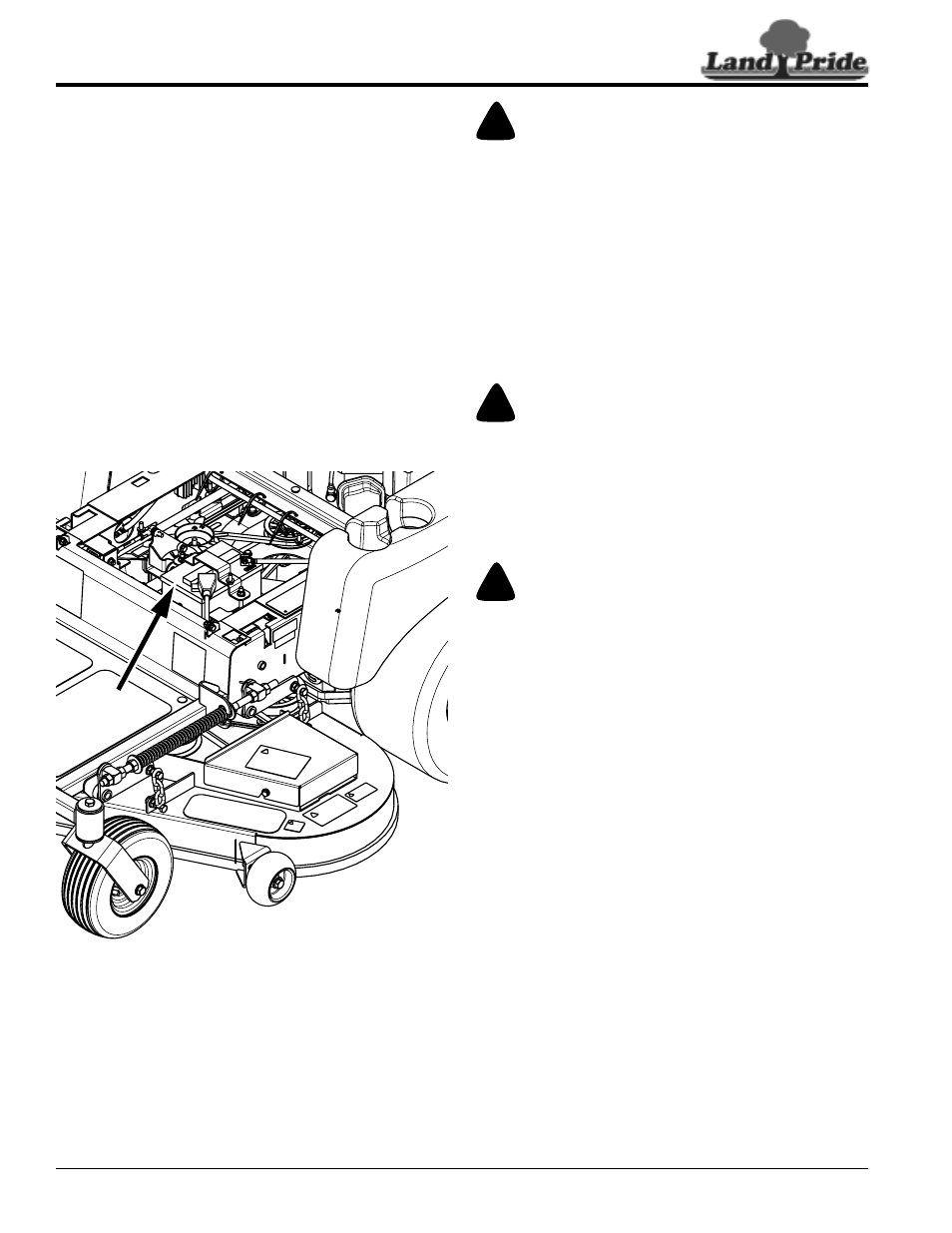 Lubrication, Electrical system, Lubrication electrical system | Warning | Land Pride ZR52 User Manual | Page 26 / 40