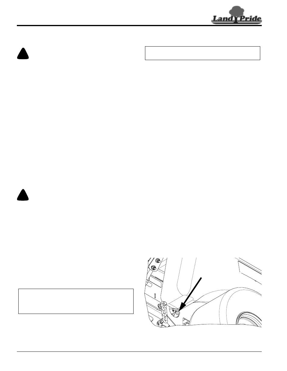 Fuel system, Draining the fuel tank, Fuel system draining the fuel tank | Danger, Warning, Table of contents fuel system | Land Pride ZR52 User Manual | Page 28 / 40