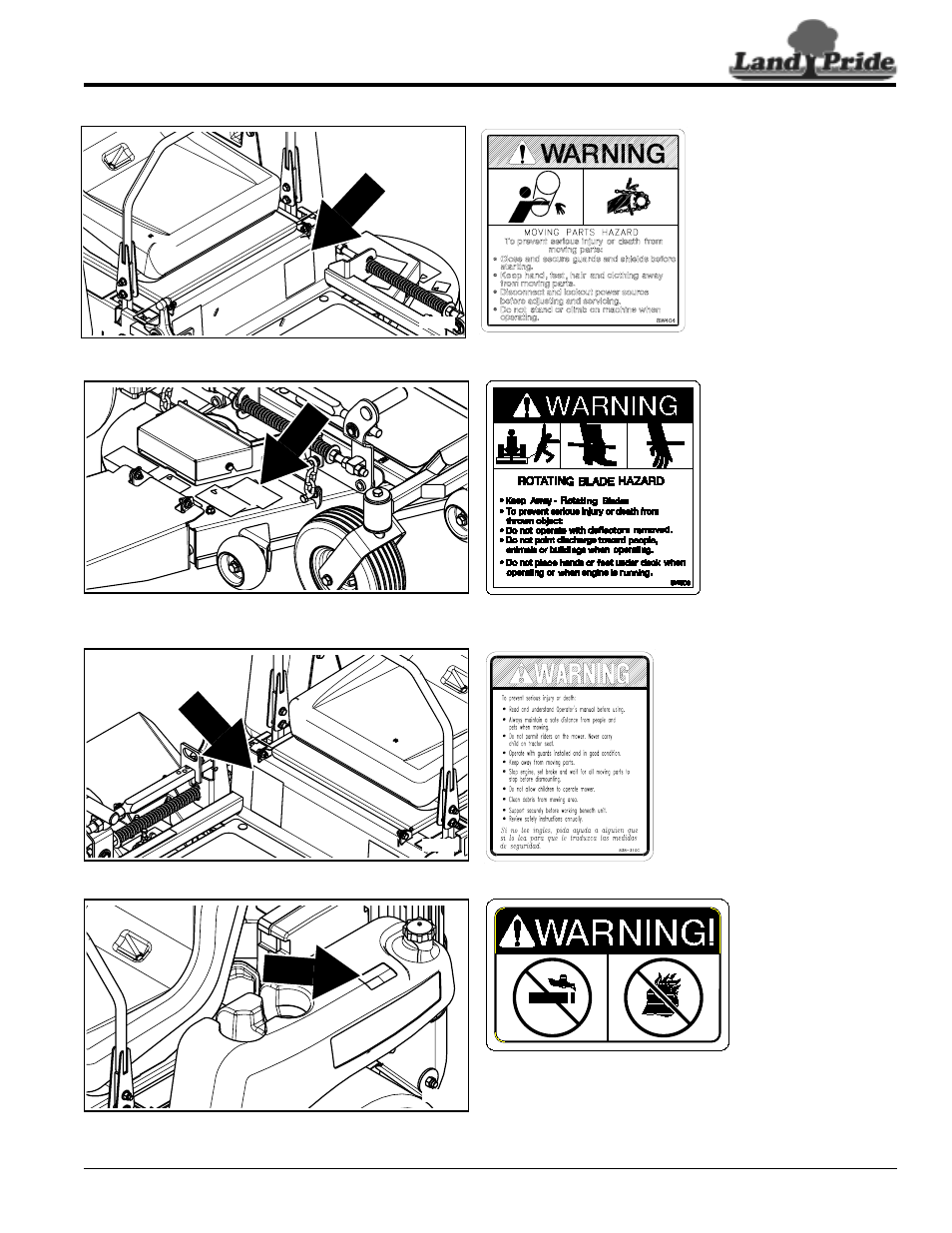 308c, 399c, 307c | Land Pride ZR52 User Manual | Page 7 / 40