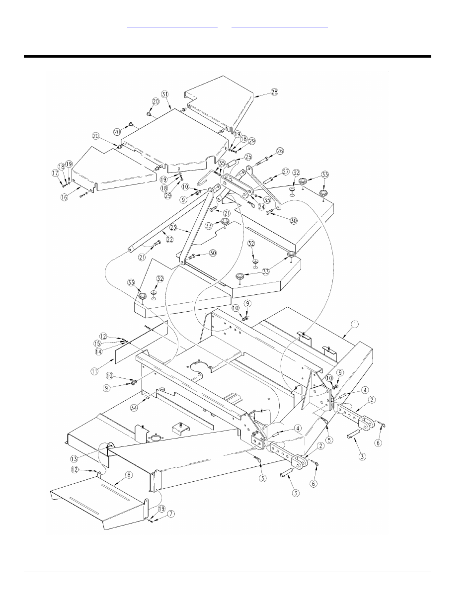 At35 series, Section 2: decks, Deck | Table of contents part number index | Land Pride AT2684 User Manual | Page 116 / 162