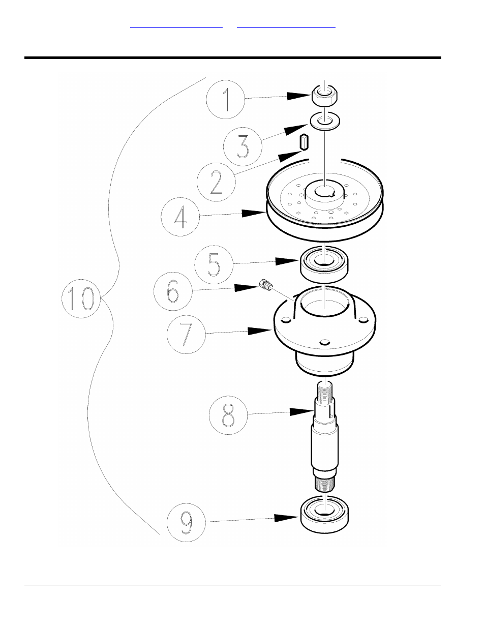 Blade hub (s/n 212181 to 239291), Table of contents part number index | Land Pride AT2684 User Manual | Page 130 / 162