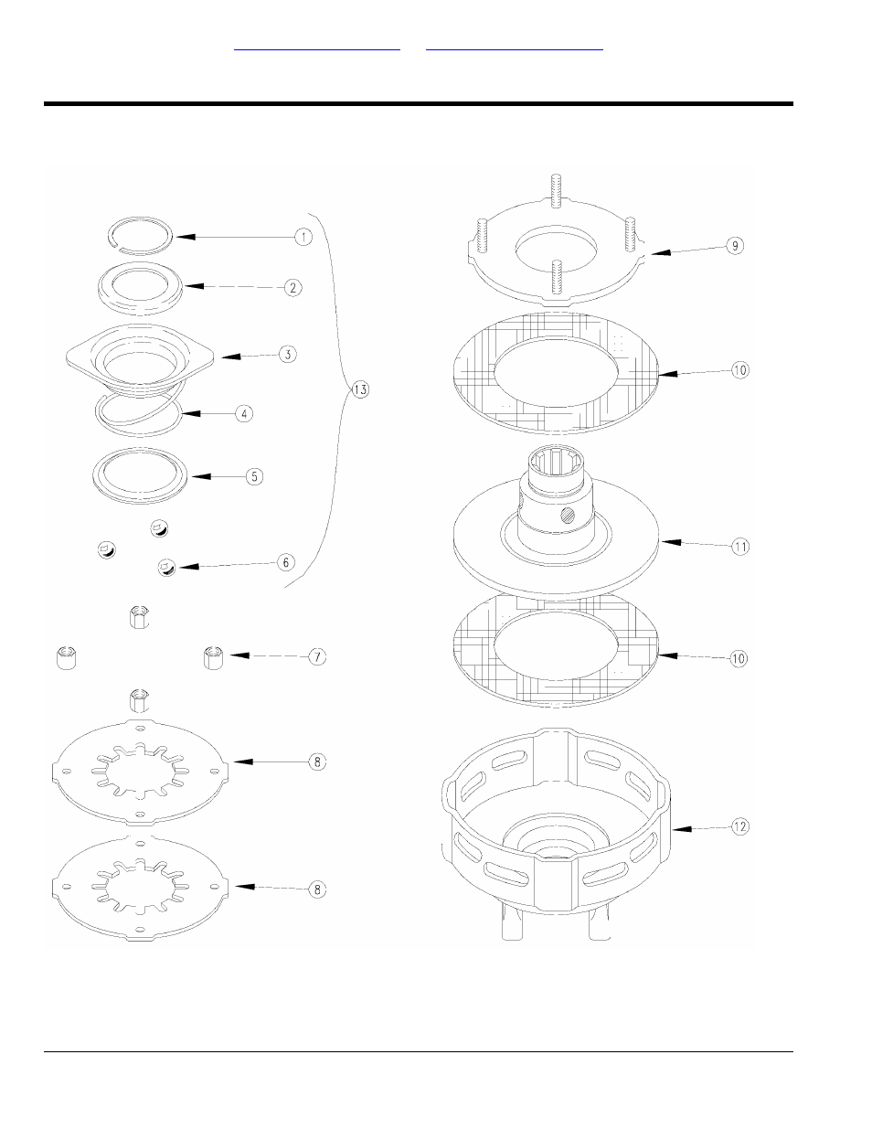 Driveline slip clutch (317189) walterscheid, Table of contents part number index | Land Pride AT2684 User Manual | Page 152 / 162