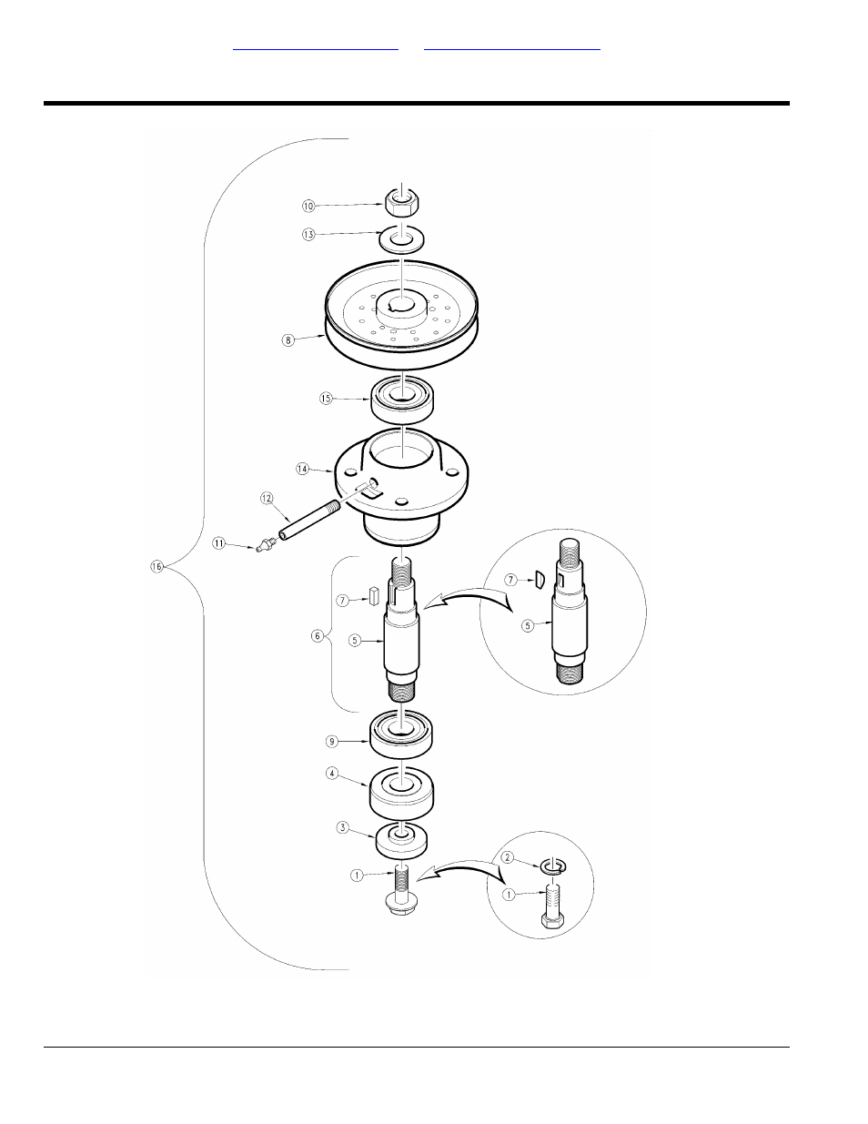 Left and right spindle hub assembly (s/n 212180-), Table of contents part number index | Land Pride AT2684 User Manual | Page 32 / 162