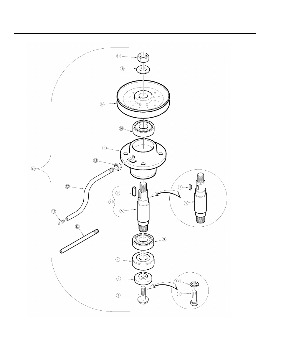 Spindle hub assembly (s/n 212180-), Table of contents part number index | Land Pride AT2684 User Manual | Page 34 / 162