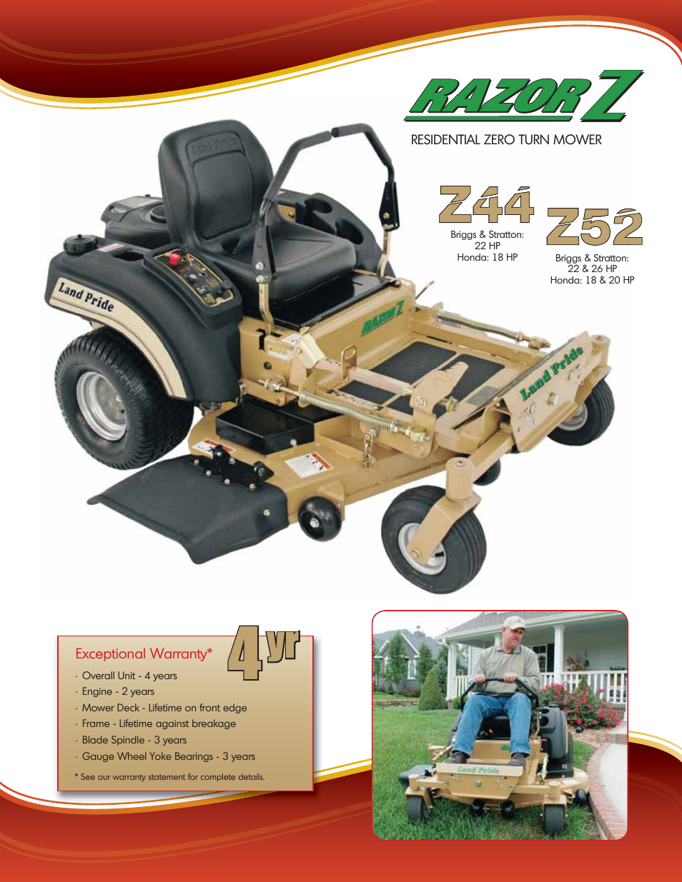 Land Pride Z44 User Manual | Page 6 / 8