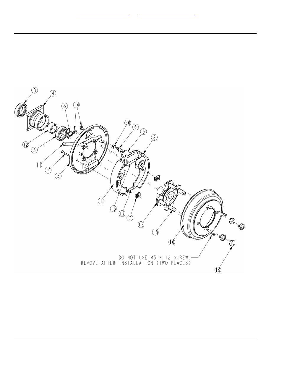 Section 5: brakes and shift linkage, Brake drum rear components, Table of contents part number index | Land Pride Treker 700-109P User Manual | Page 20 / 104