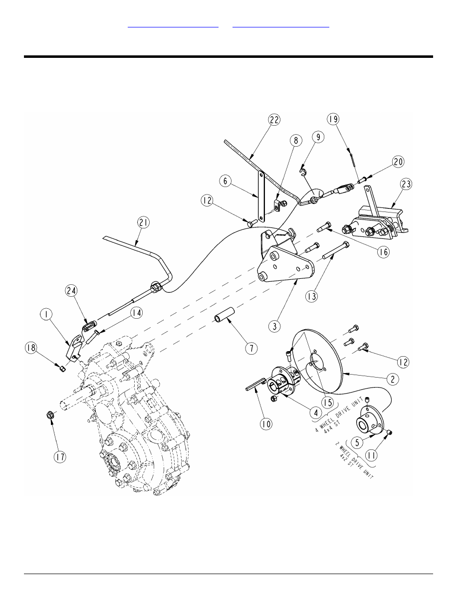 Brake park and shifter transaxle s/n 490318, Table of contents part number index | Land Pride Treker 700-109P User Manual | Page 30 / 104