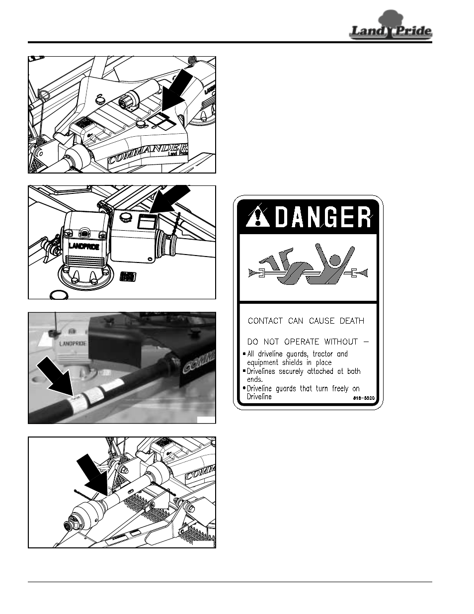 Land Pride RCM6510 User Manual | Page 10 / 54