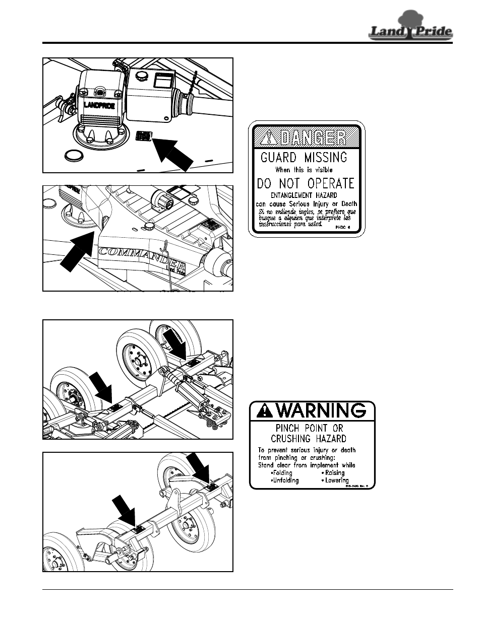 045c | Land Pride RCM6510 User Manual | Page 9 / 54