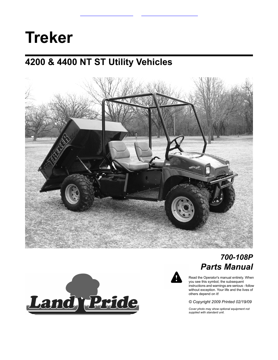 Land Pride 4200ST User Manual | 132 pages