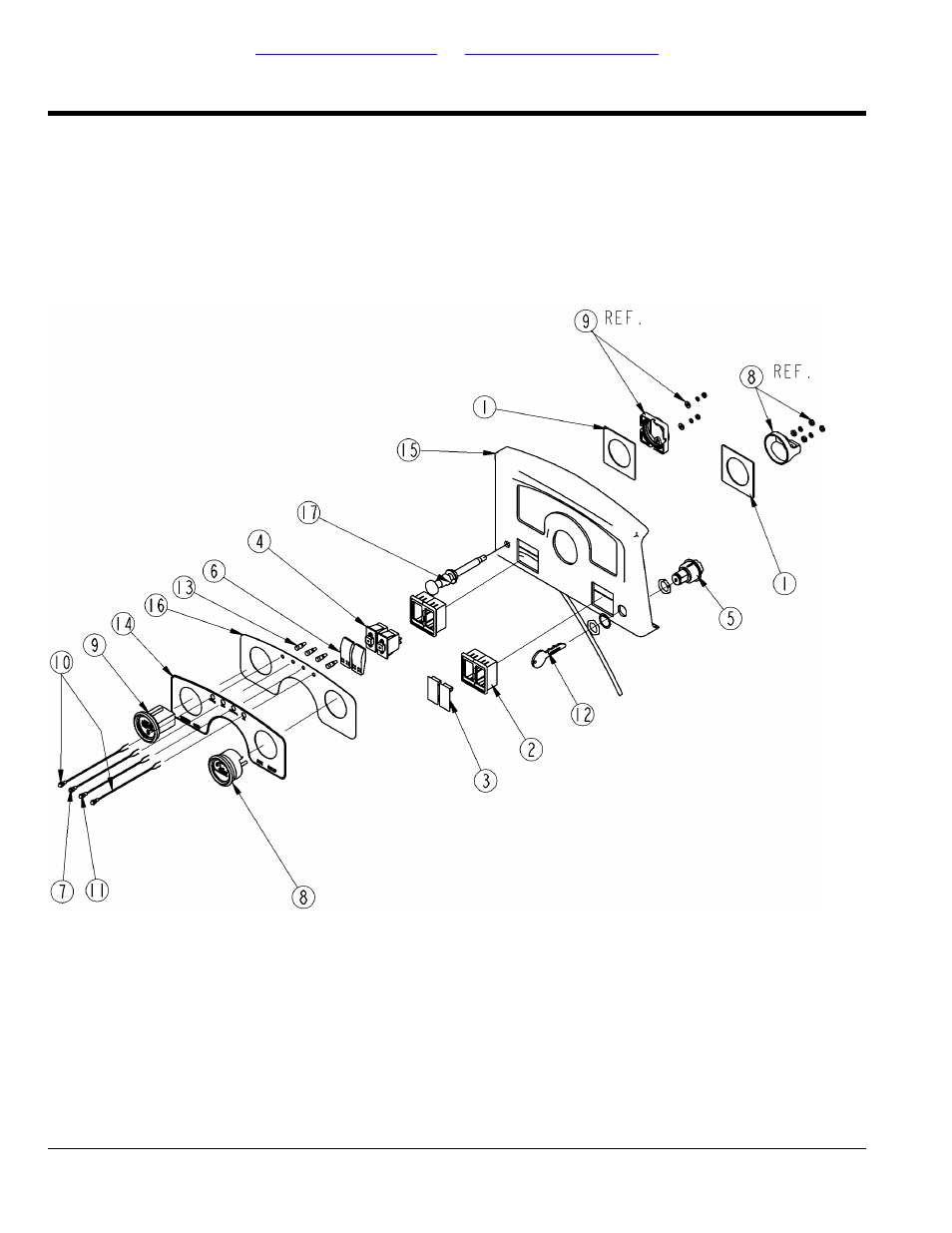 Instrument panel, 4400 (s/n 418338-), Table of contents part number index | Land Pride 4200ST User Manual | Page 88 / 132