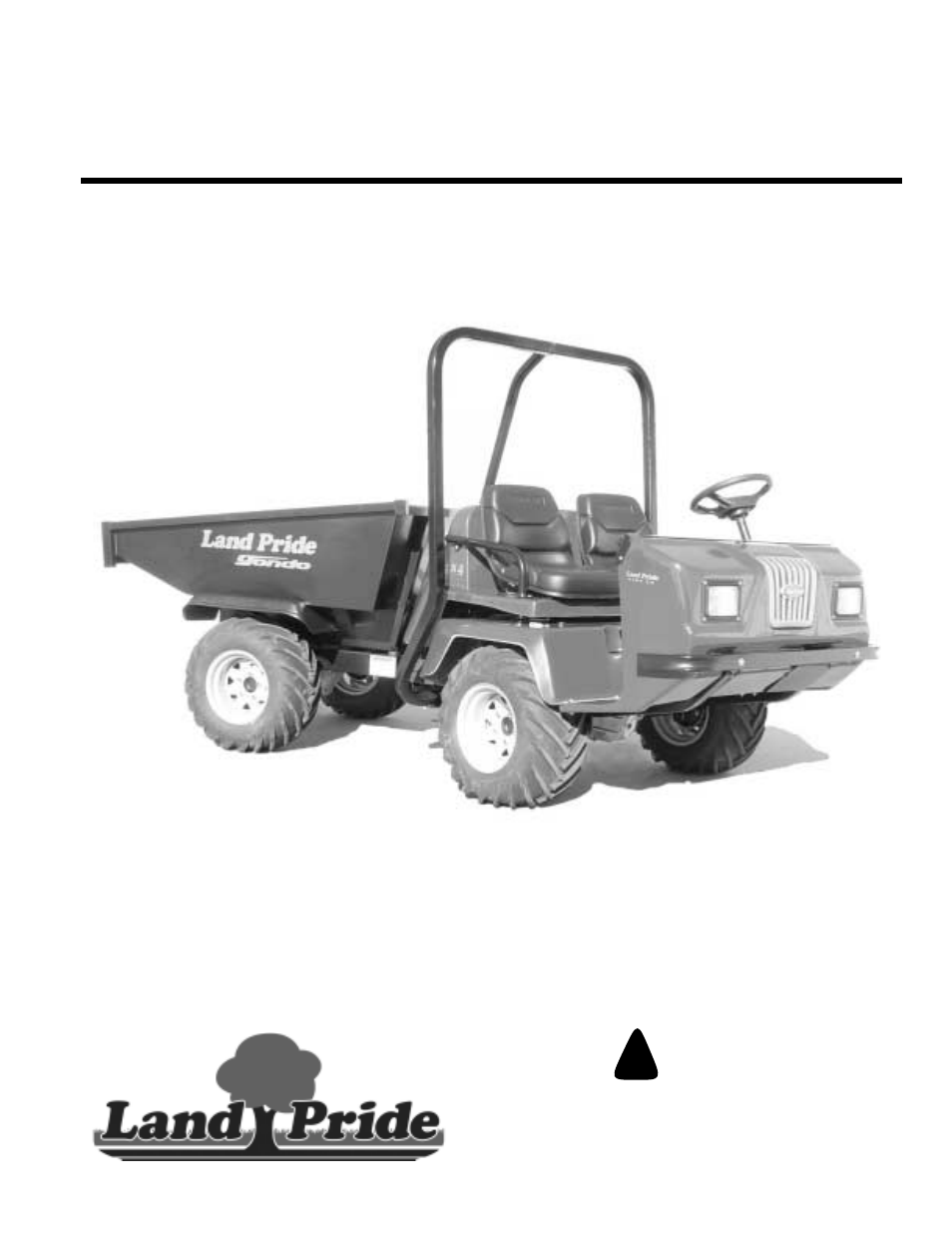 Land Pride Gondo 4400EX Heavy Duty Off Road Utility Vehicle 720-051M User Manual | 50 pages