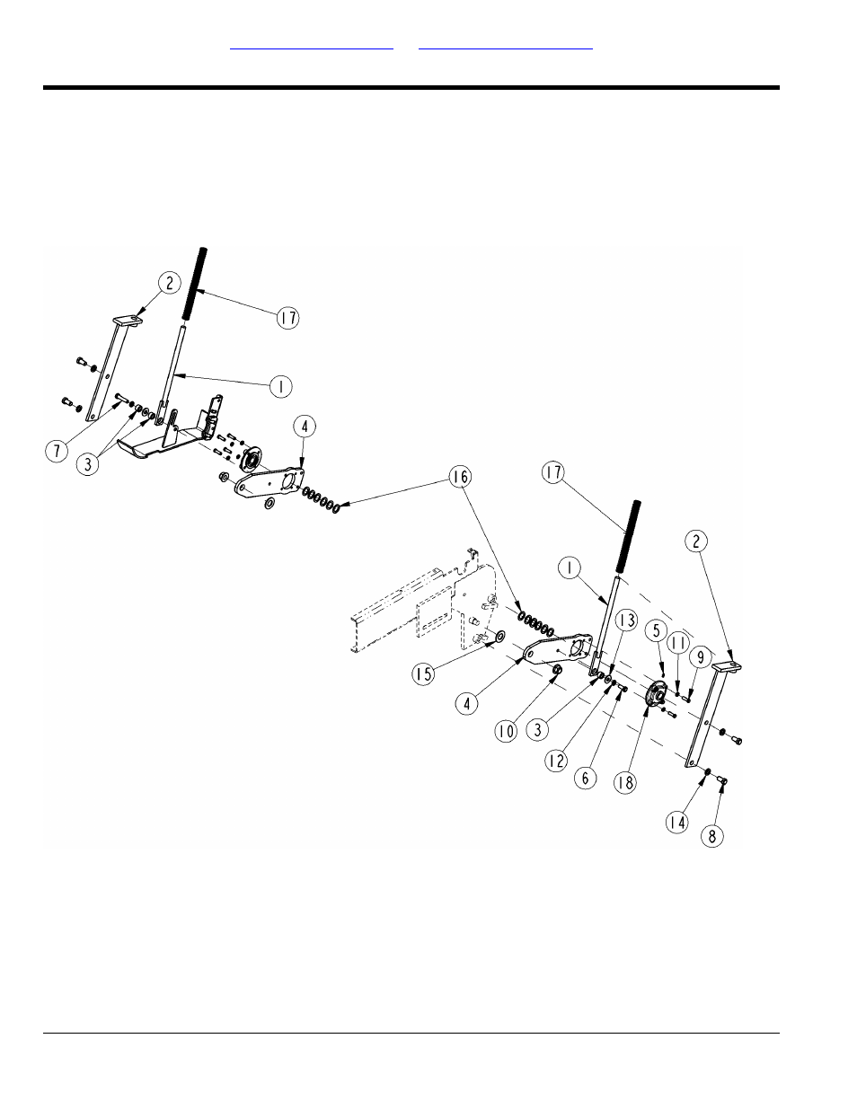 Rear roller mount arm s/n 659515, Table of contents part number index | Land Pride All Purpose Seeder APS1548 User Manual | Page 16 / 60