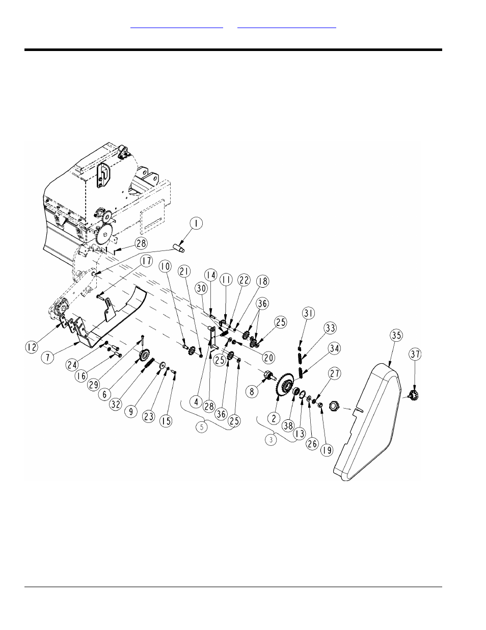 Drive components (s/n 659515+), Table of contents part number index | Land Pride All Purpose Seeder APS1548 User Manual | Page 32 / 60