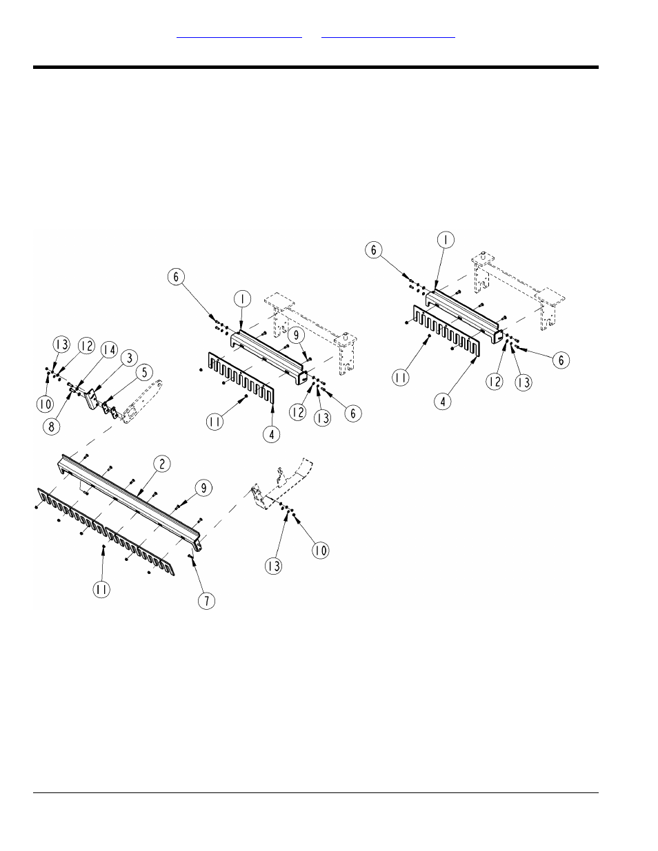 Scrapers, spike roller (s/n 659515+), Table of contents part number index | Land Pride All Purpose Seeder APS1548 User Manual | Page 44 / 60