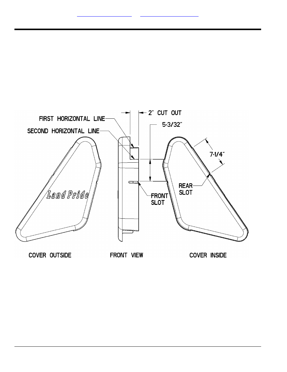 Section 7: options small seed attachment, Small seed 816-549c chain cover upper rework, Table of contents part number index | Land Pride All Purpose Seeder APS1548 User Manual | Page 46 / 60