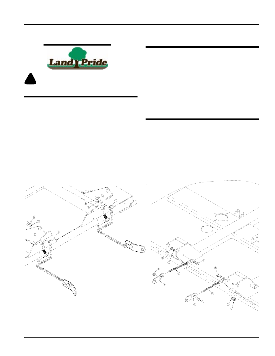 Land Pride RC25 User Manual | 2 pages