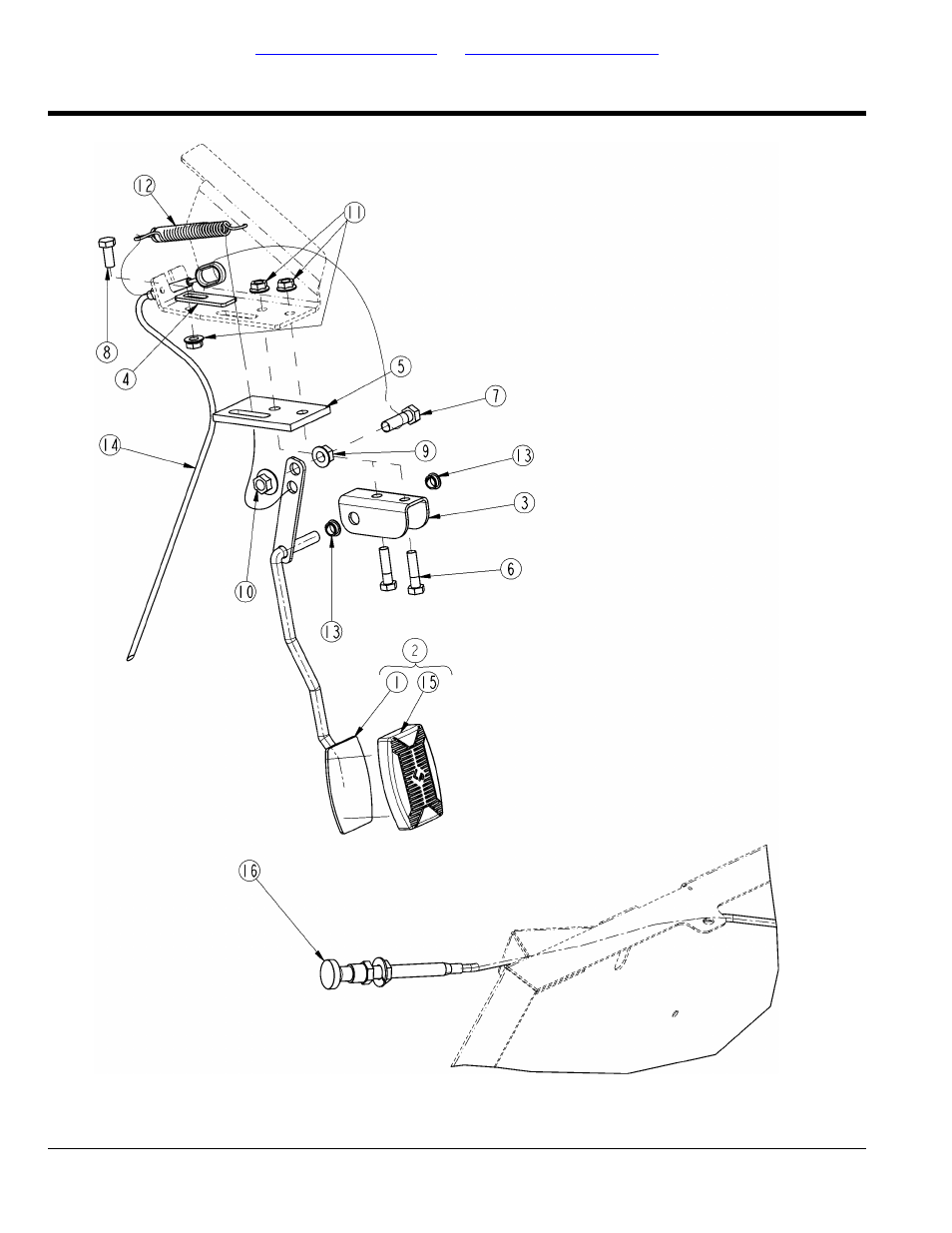 Section 4: throttle, Throttle components st, Table of contents part number index | Land Pride Treker 4220ST User Manual | Page 18 / 96